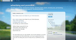 Desktop Screenshot of advertising-and-promotion.blogspot.com