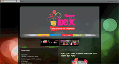 Desktop Screenshot of happyboxdelperu.blogspot.com