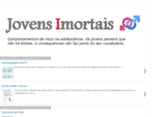 Tablet Screenshot of jovensimortais.blogspot.com