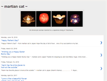 Tablet Screenshot of martiancat.blogspot.com