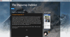 Desktop Screenshot of digiscrapdabbler.blogspot.com
