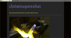 Desktop Screenshot of christinepetrafrei.blogspot.com