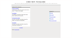 Desktop Screenshot of emo-msn-nickleri.blogspot.com