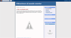 Desktop Screenshot of filtraciones.blogspot.com