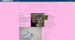 Desktop Screenshot of aina-fagerheimshobbykrok.blogspot.com