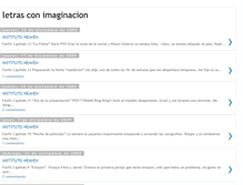 Tablet Screenshot of letrasconimaginacion.blogspot.com