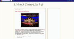 Desktop Screenshot of livingachristlikelife.blogspot.com