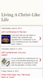 Mobile Screenshot of livingachristlikelife.blogspot.com