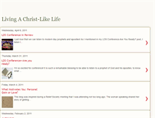 Tablet Screenshot of livingachristlikelife.blogspot.com