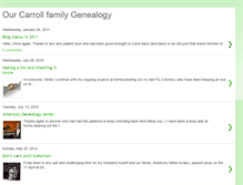 Tablet Screenshot of carrollfamilysaga.blogspot.com