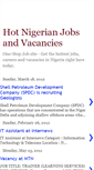 Mobile Screenshot of hotnigerianvacancies.blogspot.com