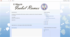 Desktop Screenshot of elblogdeisabelramos.blogspot.com