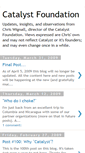 Mobile Screenshot of catalystfoundation.blogspot.com