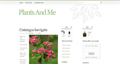 Desktop Screenshot of plantsandme.blogspot.com