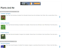 Tablet Screenshot of plantsandme.blogspot.com