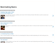 Tablet Screenshot of beermaking101.blogspot.com