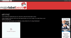 Desktop Screenshot of majorlabelbeats.blogspot.com
