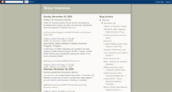 Desktop Screenshot of graceinsurance.blogspot.com