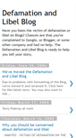 Mobile Screenshot of defamationandlibel.blogspot.com