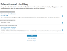 Tablet Screenshot of defamationandlibel.blogspot.com