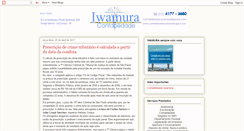 Desktop Screenshot of contabilidadeiwamura.blogspot.com