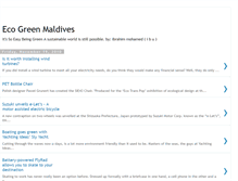 Tablet Screenshot of ecogreenmaldives.blogspot.com