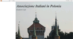 Desktop Screenshot of italianinpolonia.blogspot.com