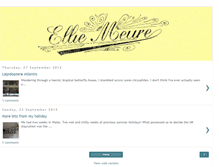 Tablet Screenshot of elliemeure.blogspot.com