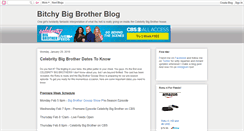 Desktop Screenshot of bitchybigbrother.blogspot.com