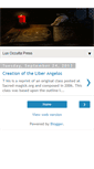 Mobile Screenshot of luxoccultapress.blogspot.com