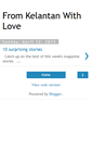 Mobile Screenshot of fromkelantanwithlove.blogspot.com