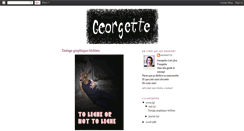 Desktop Screenshot of georgettefrangette.blogspot.com