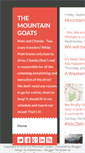 Mobile Screenshot of mountain-goats.blogspot.com