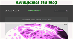 Desktop Screenshot of divulgamosseublog.blogspot.com