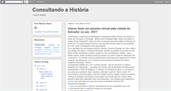 Desktop Screenshot of consultandoahistoria.blogspot.com