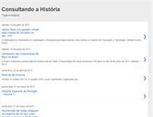Tablet Screenshot of consultandoahistoria.blogspot.com