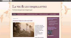 Desktop Screenshot of lavieetlescoquillettes.blogspot.com