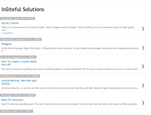 Tablet Screenshot of insitefulsolutions.blogspot.com