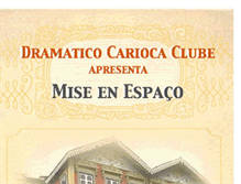 Tablet Screenshot of dramaticocariocaclube.blogspot.com