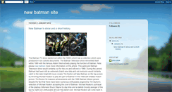 Desktop Screenshot of newbatmansite.blogspot.com