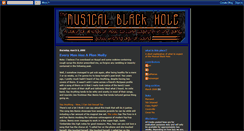 Desktop Screenshot of musicalblackhole.blogspot.com