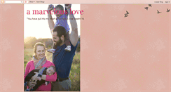 Desktop Screenshot of amarvelouslove.blogspot.com