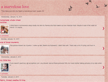 Tablet Screenshot of amarvelouslove.blogspot.com