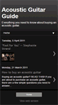 Mobile Screenshot of acousticguide.blogspot.com