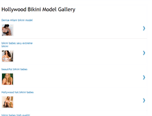 Tablet Screenshot of hollywoodbikinimodelgallery.blogspot.com