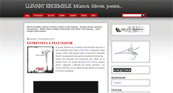 Desktop Screenshot of llevantensemble.blogspot.com