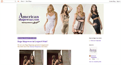 Desktop Screenshot of americanshapewear.blogspot.com