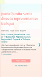 Mobile Screenshot of juanabonitarepresentantes.blogspot.com