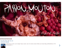 Tablet Screenshot of passion-mouton.blogspot.com