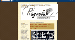 Desktop Screenshot of corporacionculturalrayuela-eventos.blogspot.com